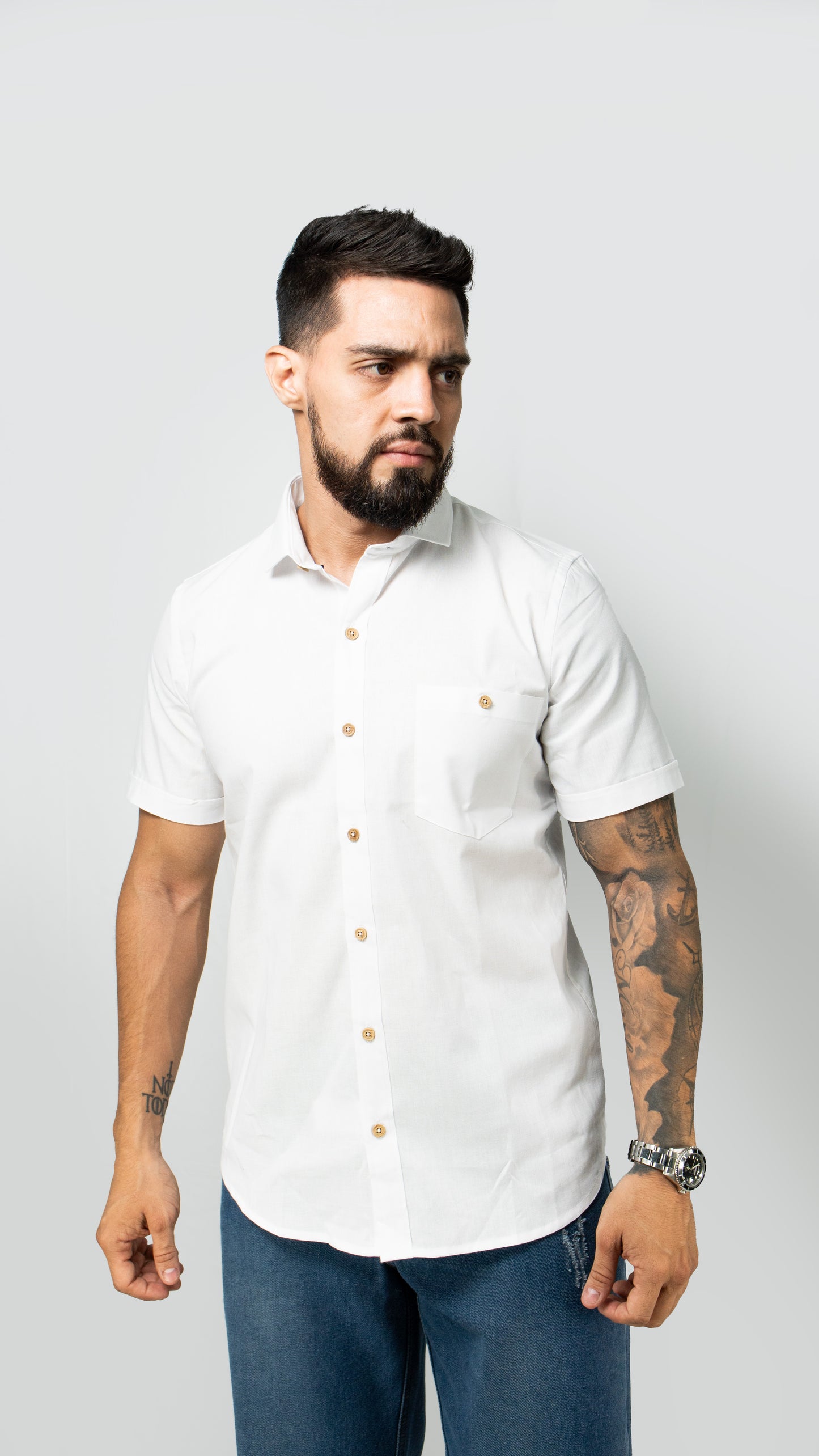 CAMISA M/C HOMBRE CAÑAMO