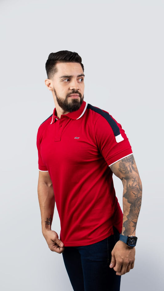 CAMISETA TIPO POLO DE HOMBRE CAÑAMO.