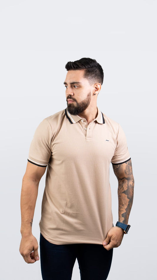 CAMISETA TIPO POLO DE HOMBRE CAÑAMO.